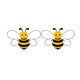 thumbnail image 2 of Wmhnj Juego de 2 pegatinas magnticas con forma de abeja para nevera, porttil, pizarra blanca, oficina, hogar y decoracin. Fcil aplicacin. Adhesivo removible., 2 of 8