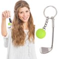 thumbnail image 2 of Clearance! JWDX Pendant, Hangs Promotion, Simulation Golf Keychain Bag Pendant Sports Supplies Ball Keychain, 2 of 3