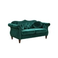 thumbnail image 5 of Uspridefurniture Tommy Chesterfield Velvet Loveseat,Green, 5 of 5