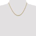 thumbnail image 2 of 10k Yellow Gold 2.75mm Extra Light Rope Chain Necklace Pendant Charm, 2 of 9