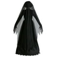 thumbnail image 3 of Plus Size Lady in Black Ghost Costume, 3 of 5