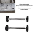 thumbnail image 3 of 2Pcs Telescopic Support Rods, Stainless Steel Adjustable Bathroom Cabinet Hanging Installation Lifting Support Rods, 3 of 8