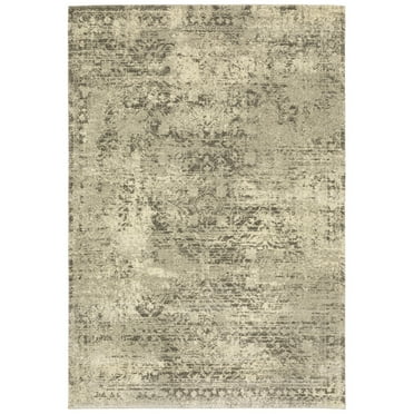 Moretti Teeneck Area Rug 1806Q Beige Vintage Faded 5' 3" x  7' 6" Rectangle