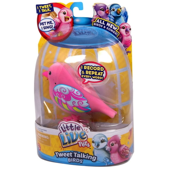Little Live Pets Tweet Talking Birds Rainbow Glow Bird Toy