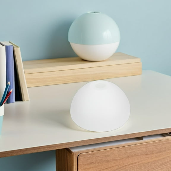 Masteelf  2 Pcs Mushroom Shade Lamp Cover Shades for Floor Lamps White