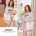 thumbnail image 3 of Ayieyill Corduroy Tote Bag for Women Girl Canvas Shoulder Cord Purse with Inner Pocket (Rose Bowknot), 3 of 6