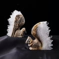 thumbnail image 3 of RSAMD 1pc Crystal Cluster Squirrel Natural Quartz Mineral Specimen Hand Carved Healing, 3 of 9