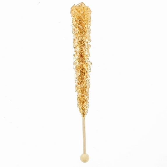 Brown Rock Candy on a Stick - Pack of 12 (Root Beer Flavored) - "How to Build a Candy Buffet Table" Guide included Free!