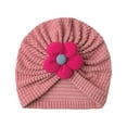 thumbnail image 4 of Wdgfv Baby Beanie Turban Baby Girl Hats Hospital Hats with Bow Wraps Breathable Cloth Baby Beanie Caps 0-36 Months, 4 of 4