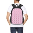 thumbnail image 4 of KLL Breast Cancer Awareness5 Pattern Carry on Backpack,16.5x12.5x5.5 Personal Item Bag Carry On Backpack Water Resistant Lightweight Daypack, 4 of 6