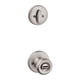 thumbnail image 4 of Perilla de entrada de níquel satinado Kwikset Tylo para cerradura de puerta con cerrojo, 4 of 4