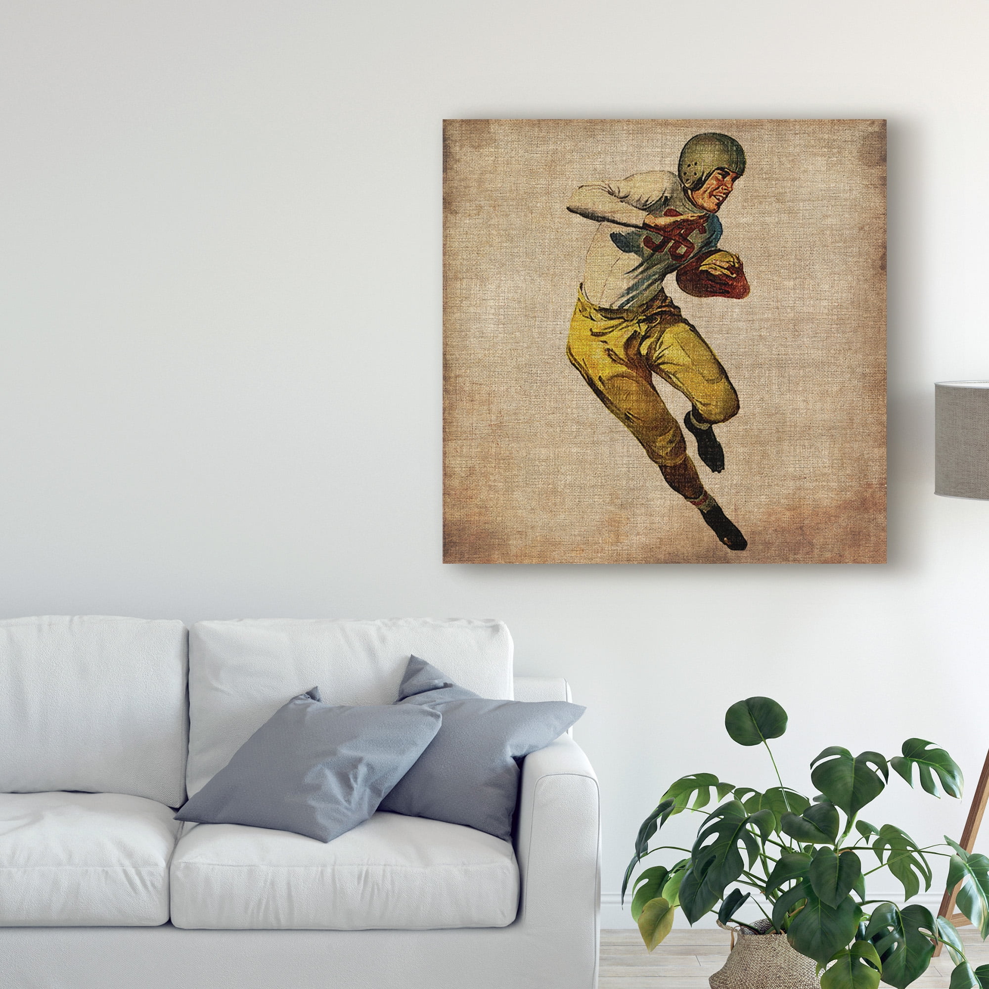 Trademark Fine Art 'Vintage Sports III' Canvas Art by John Butler