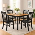 thumbnail image 3 of Shaker 5-Piece Dining Set - Black, 3 of 7