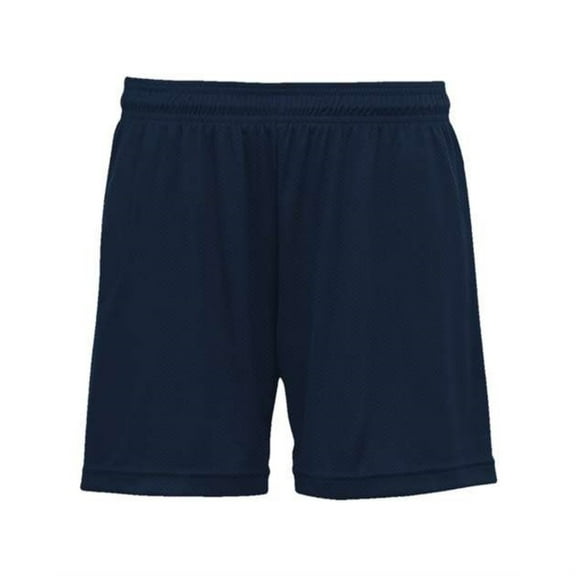 Badger Womens Mesh Fastpitch Softball Shorts Navy M