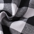 thumbnail image 5 of TOWED22 Boys Plaid Flannel Shirts Unisex Kids Long Sleeve Casual Button Down Shirt with Hood,Black,9-10 Y, 5 of 9