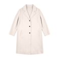 thumbnail image 5 of Afdoent Girls Winter Coat Solid Long Jacket Kids Button Front Casual Warm Outerwear for Fall for Daily Wear, 5 of 5