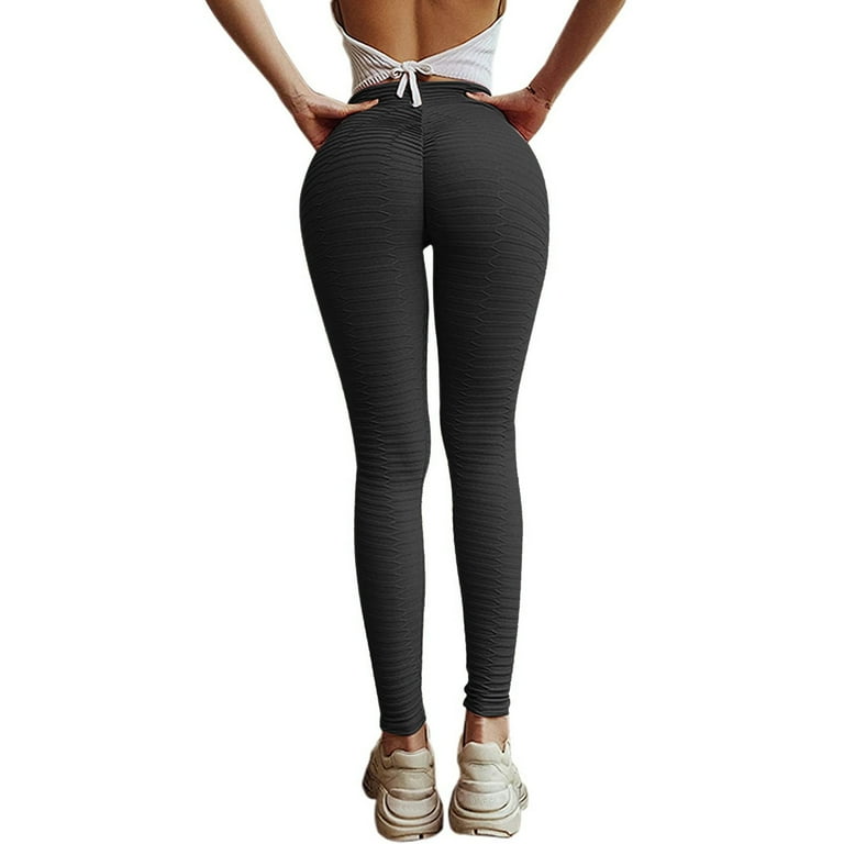 MRULIC yoga pants Women Casual Stretchy Tight Push Up Yoga Sport