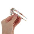 thumbnail image 5 of Unique Bargains 1 Pc Chignon Pin Bow Hair Hairpin for Women White Green, 5 of 5