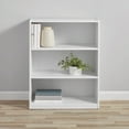 thumbnail image 1 of Mainstays 3-Shelf Bookcase with Adjustable Shelves, White, 1 of 9