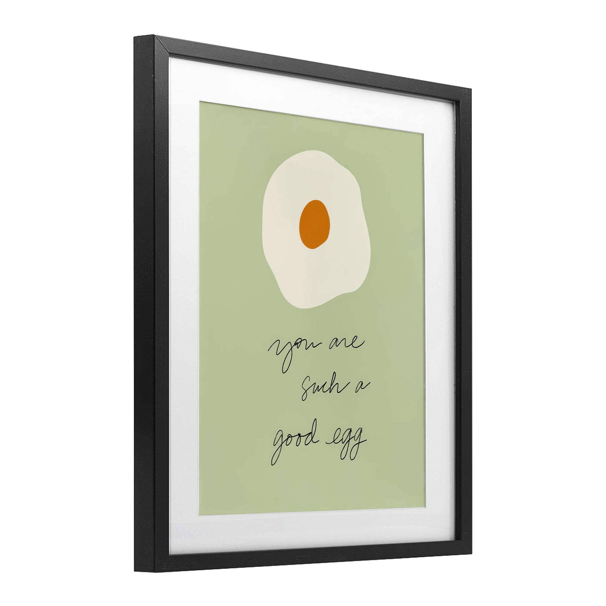 Stupell Industries You Are A Good Egg Black Framed Print Under Glass, design by SD Graphics Studio