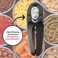 thumbnail image 3 of Starfrit MightiCan Can Opener, Safe, Holds Lid and Leaves No Sharp Edges, Comfort Grip Handle, Heavy-Duty Non-Slip Knob, 3-Year Warranty, Black, 3 of 10