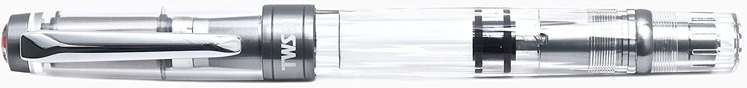 TWSBI Diamond 580ALR Nickel Gray Fountain Pen Nib M