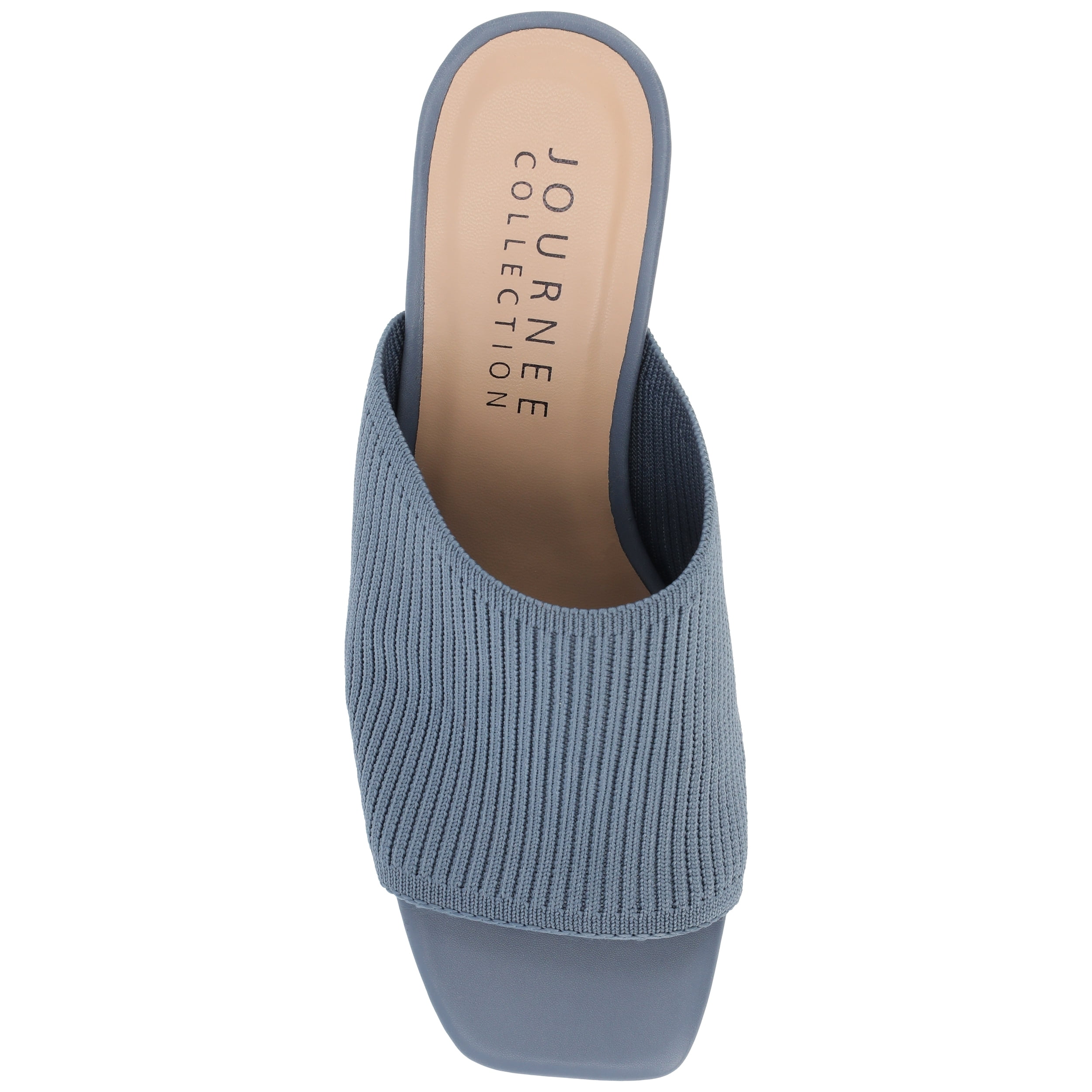 Journee Womens Lorenna Open Square Toe Block Heel Dress Sandals, Widths Available