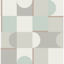 Fine Décor Marino Mint Geometric Wallpaper