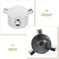 thumbnail image 4 of HEALEEP 1 Set Utility Sink Handle Alloy Silver Mixing Water Function for Houseowners, 4 of 8