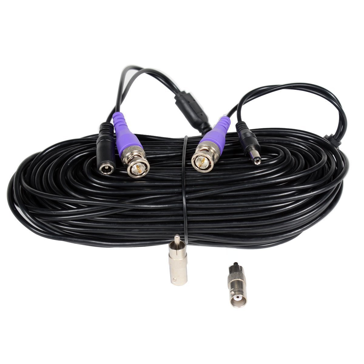 100ft HD Premade AllinOne Video Security Camera Cable Power
