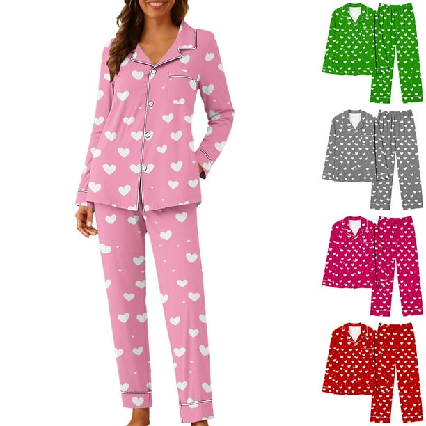 RKSTN St Patrick's Day Pajamas Set for Women Oversized Crewneck St Paddy's Day Lucky Shamrock Printed Loungewear Matching Sets Womens Casual Plus Size Loose Fits T Shirts and Pjs Pants 2 Piece Set
