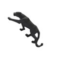 thumbnail image 1 of Escultura en forma de animal Matsuzay Color sólido Reemplazo brillante Simulación vívida Decoración de oficina Decoración del hogar Negro, 1 of 6