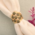 thumbnail image 4 of 1.26 Ctw Natural Green Diamond 925 Sterling Silver Gold Vermeil Cocktail Women Wedding Ring, 4 of 6