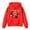 Red, variant on Black Sweatshirt Girls Girls Winter Hoodies Halloween Pumpkin Print Pullover Sweatshirts for Outdoor Activities Kids Age 4-14 Cozy Hooded
