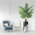 thumbnail image 2 of Artificial Tree in Contemporary Granite Effect Planter, Fake Areca Tropical Palm Silk Tree for Indoor and Outdoor Home Decoration - 66" Overall Tall (Plant Pot Plus Tree), 2 of 5