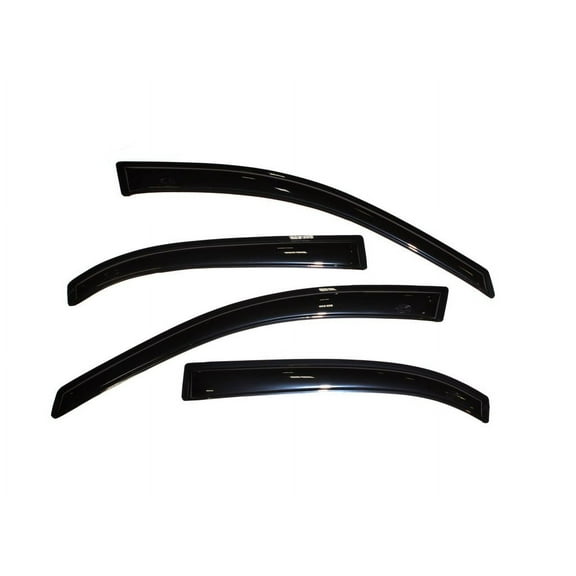 Auto Ventshade (AVS) by RealTruck Outside Mount Ventvisor / Window Deflectors Front & Rear Set 4 Pc. Set Compatible with 2003-2008 Toyota Corolla