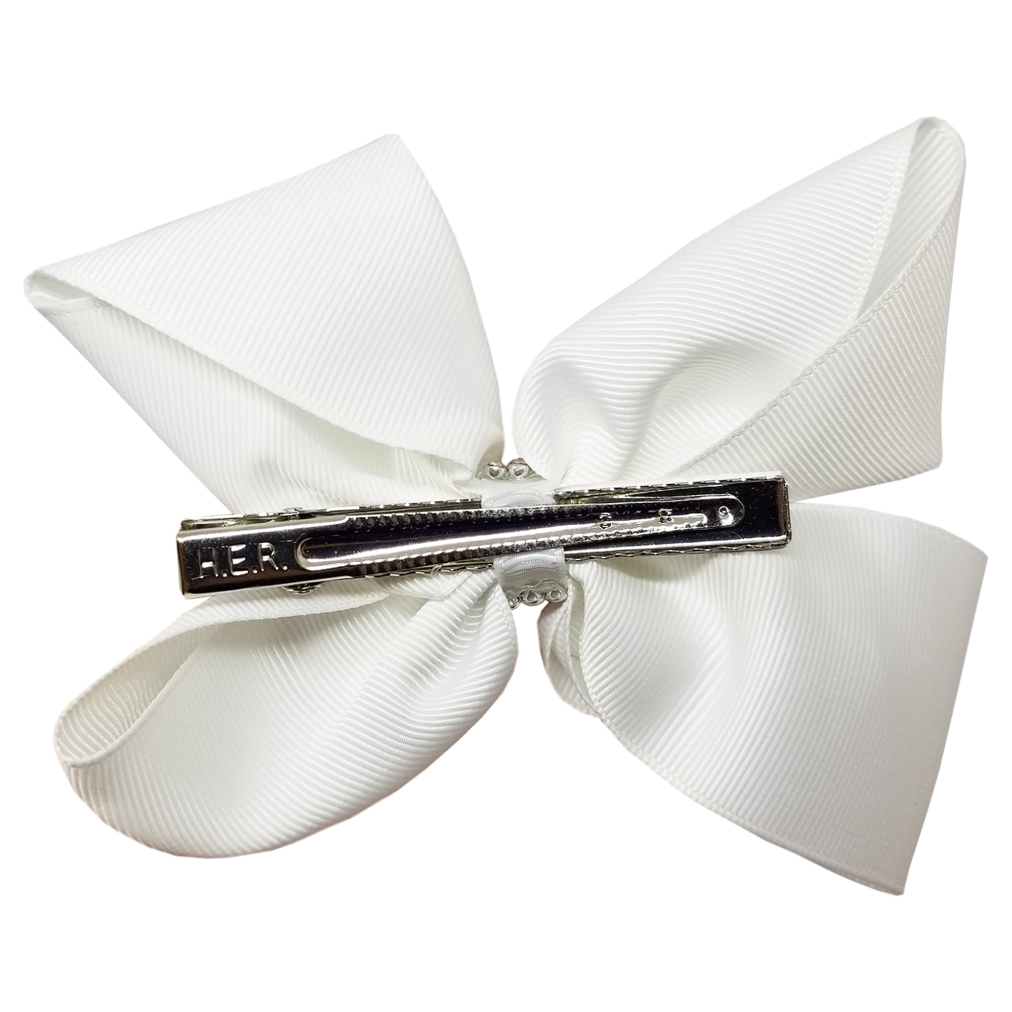 JoJo Siwa Medium Hair Bow (White)