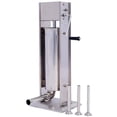 thumbnail image 2 of Dual Speed Stainless Steel Sausage Stuffer 7LB Vertical Meat Filler with 4 Tubes for Commercial Kitchen, 2 of 8