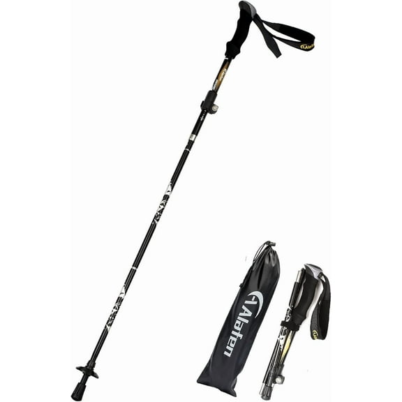 Aluminum Collapsible Ultralight Travel Trekking Hiking Pole for Men and Women