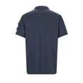 thumbnail image 4 of Mens T Shirts Polo Shirts Lapel Button Down Sports With Arm Pockets Solid Color Short Sleeve Mens Clothing,Grey,3XL, 4 of 7