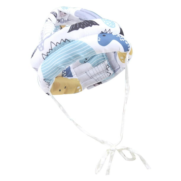 Gorro de seguridad para bebés, gorro acolchado para la cabeza de los más pequeños , Patrón de dinosaurio
