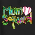 thumbnail image 2 of Wild Bobby, Colorful Baseball Mom Squad, Sports, Women Standard V-Neck Tee, Black, Small, 2 of 4