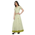 thumbnail image 3 of Moomaya Printed Elegant Crop Top And Long Skirt Set Ethnic Dresses For Women, 3 of 6
