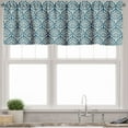 thumbnail image 3 of Ambesonne Victorian Valance & Curtain, Retro French Fashion, 55"x24", Navy Blue Cream, 3 of 6