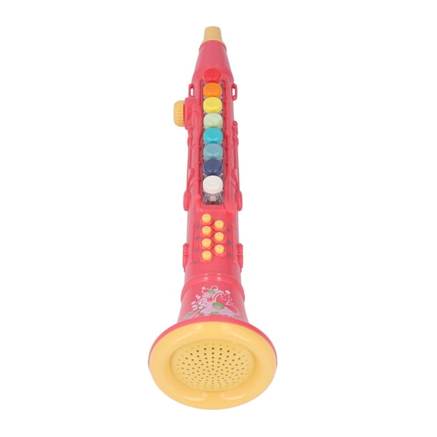 Juguete Para Clarinete, Juguete para Clarinete para Niños, 4 Modos de Reproducción de Música, Juguete Para Clarinete, Volumen y Luz Ajustables, Lindo Juguete para Clarinete,
