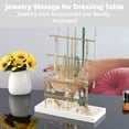 thumbnail image 4 of 6-layer  Elegant Gold Jewelry Organizer Stand for Rings, Earrings, Necklaces, 4 of 9