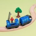 thumbnail image 3 of Battery Operated Locomotive Pay Train Set Fit for Wooden Railway Track Powerful Engine Bullet Electric Train for Boys Girls Gift, 3 of 5