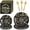 Back in 1956, variant on 96 Pcs 70th Birthday Decorations for Women Men, Back in 1956 Black Gold Vintage Plates Napkins Forks for 24 Guests, 70th Birthday Party Tableware Supplies Set