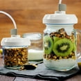 thumbnail image 3 of White 1set Jar Vacuum Sealer Foodsaver Container Kit Hose Mason Mouth Jars Ne G2 A5Z1, 3 of 9