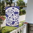 thumbnail image 3 of Sigee Blue And White Porcelain Pattern for Live Happy Decorative Small Garden Flag,Double Sided Yard Flags Holiday Garden Flags for All Seasons, 3 of 9